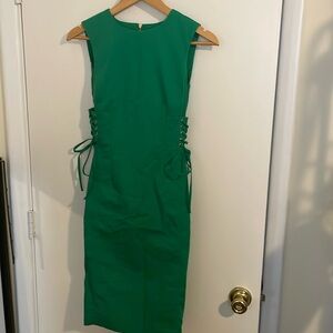 Calvin Klein size 2 green dress. Stunning! Waist adjustable.